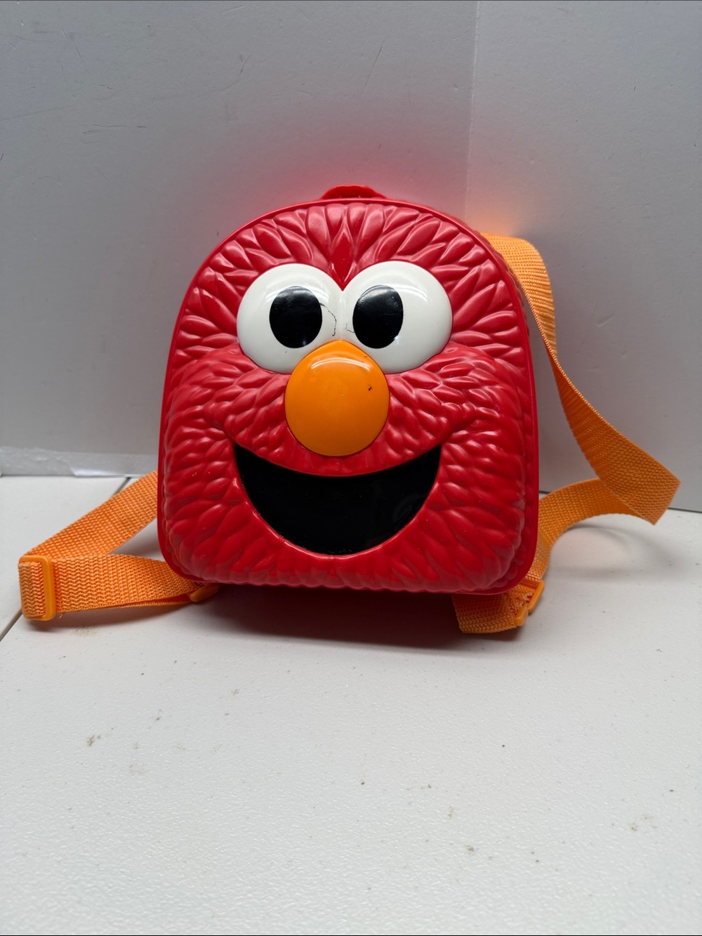 Just Play Sesame Street Elmo & Friends Backpack Bag Adj. Straps Hard Case